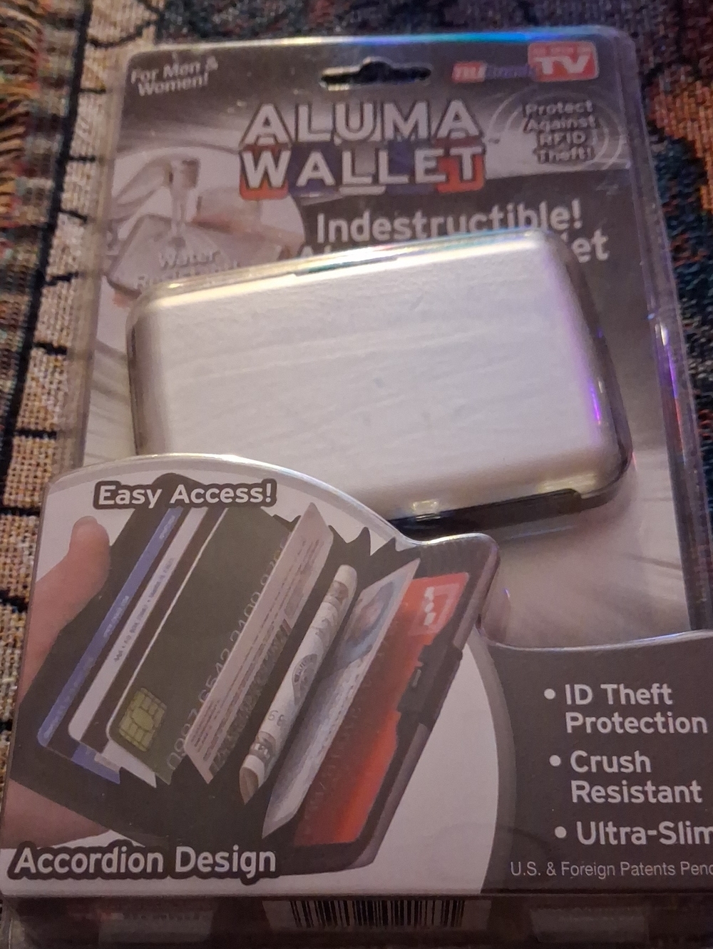 Aluminum Card Holder - Silver